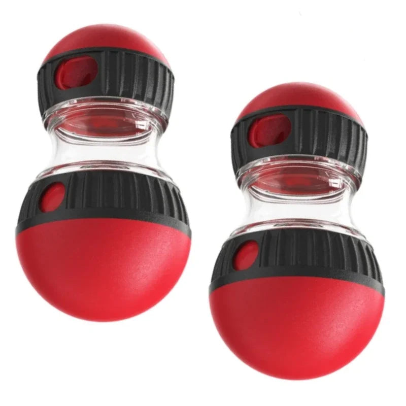 Pawtailed elliptical track rolling ball toy