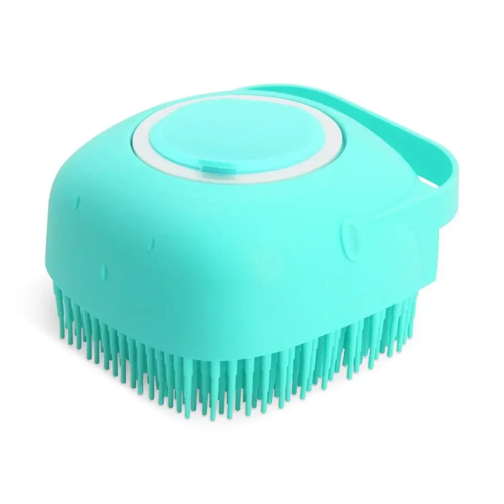 🐾 Pawtailed Dog Bathing Brush & Shampoo Dispenser 🐶🐱