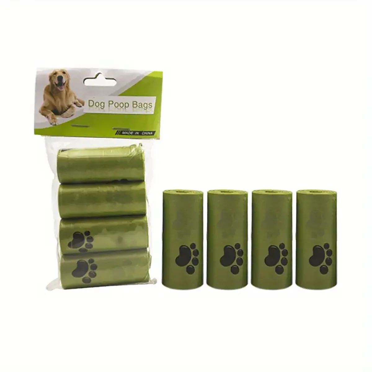 Pawtailed-Dog Poop Bags Environmentally Friendly Poop Bags Leak-Proof Dog Waste Bags