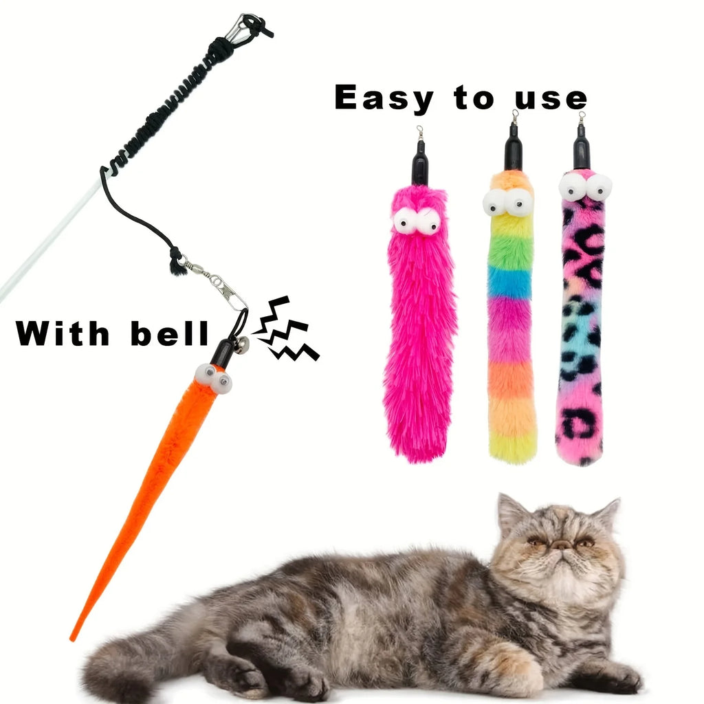 🐾 Pawtailed – 9 PCS Cat Wand Toy Set 🪶