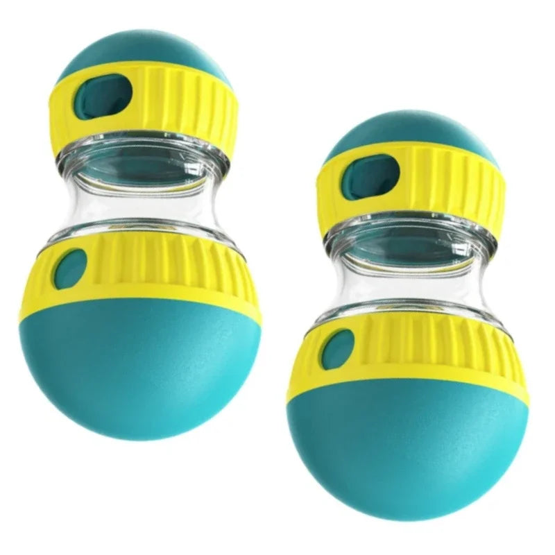 Pawtailed elliptical track rolling ball toy
